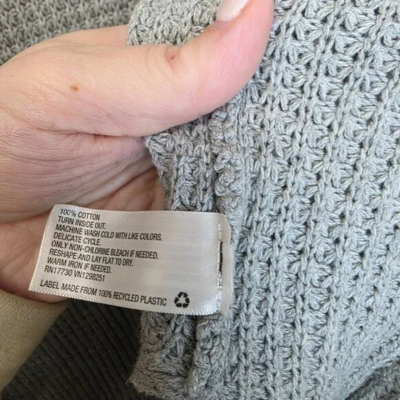 Universal Thread Gray Open-Front Knit Cardigan – Size XXL - Picture 4 of 7